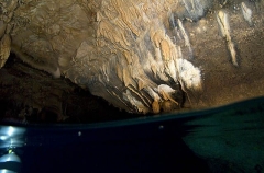 Ceiling of sea cave. Ceiling of sea cave.