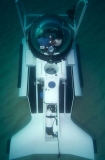 Ocean Pearl Submarine. View from above of two person submersible with pilot and passenger. Ocean Pearl Submarine. View from above of two person submersible with pilot and passenger.