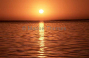 Sunset over ocean. Sunset over ocean.