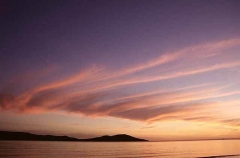 Sunset over peninsula. Sunset over peninsula.