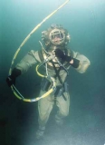 Hard hat diver.